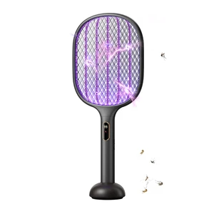 New Rechargeable Bug Swatter 3000mA 3000mA Bug Zapper Long Life Swatter USB Fly Swatter Whole House Protection Fast Delivery