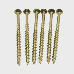 Factory Wholesale Yellow Zinc Torx Countersunk Head Screws Chipboard Screw for Screws Category