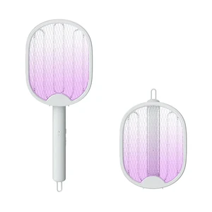 Household Electonical Mosquito Killing Tools Insect Zapper Paddle Double Switch Charging Electric Fly Swatter