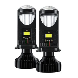 New Car LED Headlight Aluminum Alloy Ultra-bright 8000LM Spotlight IP67 Protection Universal Fitment for High/Low Beam Fish-eye
