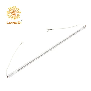 High Quality Halogen 2000W Infrared Heater Lamp Replacement Quartz Glass PET Machine ISO9001REACH OEM