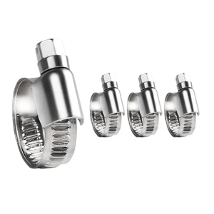 Quick Release Stainless Steel Large Size Range High Torque Secure Fastener Automotive Industrial Worm Gear Hose Clamp