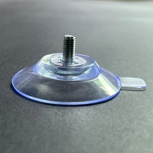 Hao Hai Clear PVC Strong Adsorption Eco-friendly Smellless Car Removal Suction Cup With Screw Dia43mm M4 M5 M6 M8