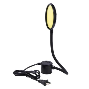 3W/6W/8W COB Daylight Sewing Machine LED Work Light 110-265V Magnetic Mounting Base Gooseneck Lamp for All Sewing Machine Light