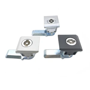 MS813 Zinc Alloy Cam Lock Beige Color High Torque Lock Core Dust & Water Proof Rotary Latch Lock For Textile Closed Cabinet