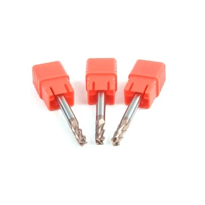 HRC55 Tungsten Carbide Flat End Mill 4 Flute CNC Milling Cutter for Steel Aluminum Alloy Machining Durable Solid Carbide Tool