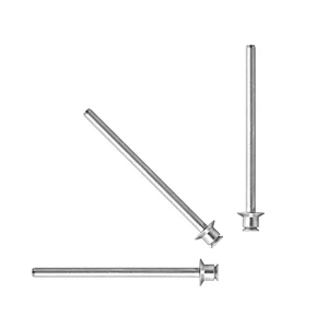 Handmade Custom-Made Copper Flat Head Rivet Nut Strong Bonding Force Bulk Pops Tubular Rivets Aluminium Brass Plating Technics