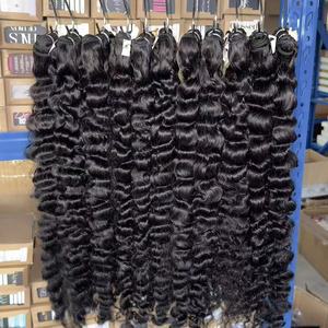 Raw Burmese Curly Hair Straight Cambodian Virgin Human Hair Bundle Wholesale 100% Unprocessed Vietnamese Raw Hair