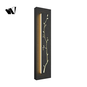 Plum Blossom Pattern LED Outdoor Wall Lamp Garden Hotel Villa Suitable for Various Scenes IP65 Waterproof Wall Lamp 30W 600mm