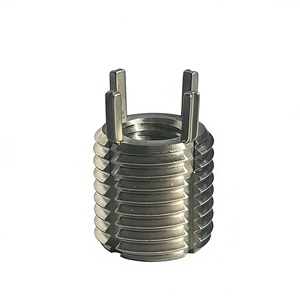 Stainless Steel 4-Prong Keylocking Thread Insert | Heavy Duty Thread Repair Bushing for Mechanical Components