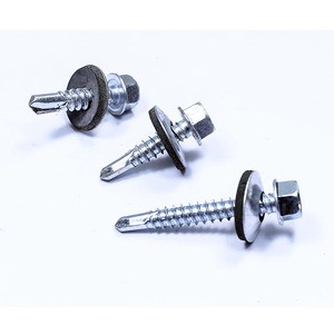 Professional Building Hardware Carbon Steel Hex Head Screw EPDM Washer Metal Roofing Screw Tek Screw
