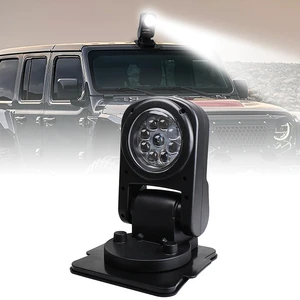 OVOVS Foldable Wireless Remote Control Marine Searchlight Vehicle Search Lights for Off Road Boat SUV Off Road Trucks