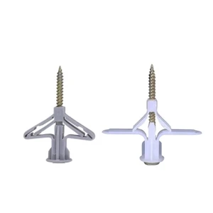 Butterfly Type Self-Tapping Expansion Screw Special for Gypsum Board Plastic Plug Hollow Brick for Anchors