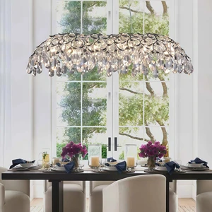 JYLIGHTING Elegant SAA UL CE French Vintage Luxury Chandelier Tree Branch Crystal Chandelier Pendant Light for Living Room Villa