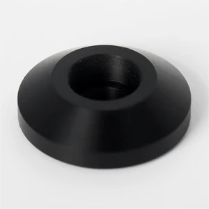 Matte Black POM Conical Retaining Ring CNC Turned Anti Stray Light Custom Industrial Camera Lens Vision Equipment Fitting Parts