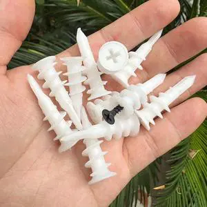 Gypsum Board Expansion Bolts Screw in Plastic Spiral Anchors Wall Fixing Plugs China