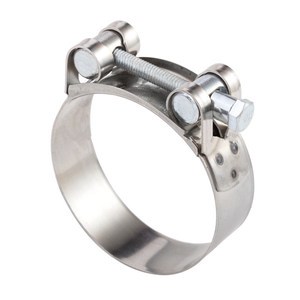 Hot Sale Robust Stainless Steel Single Bolt Pipe Clamp with Zinc Finish OEM Customizable Sizes for Industrial Use