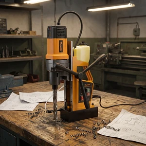 Marveille MW-32B Multiple Functions 32MM Twist Bit High Quality Magnetic Drilling Machine with Chuck+Shank