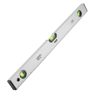 Magnetic Aluminum Alloy Spirit Level & Bubble Level Tool - 300/500/600/800mm, High Precision