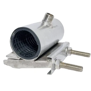 High-Pressure Oil Gas Water Chemical Pipe Clamp-304SS Corrosion Resistant High-Temperature Resistant Leak Repair Fitting ISO