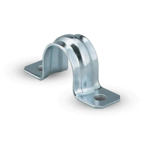 Hot Selling SS304 U Type Pipe Clip Clamp Cheap Price Pipe Fixing Clamp Double Hole Saddle Clamp