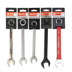 Wholesale Chrome Plated Carbon Steel CrV Large Extended Lug Hong Handle Spanner Wrench For DIY Metric Measurement System OEM