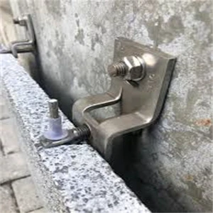 New Design 304 316 Stainless Steel Chair Type Stone Cladding Clamp Marble Clamps