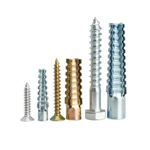 Integrated Set of Tapping Screws Fine Steel Serrated Iron Special Anti-Loosening Metal Expansion Screws for Hollow Brick Wall