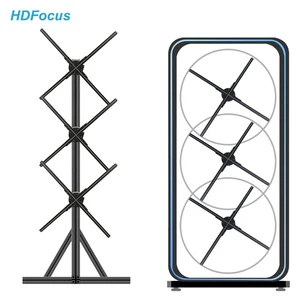 4 Blades 3D Hologram Fan 42Cm 50Cm 65Cm 100Cm Led Fan 3D Display 3D Hologram Outdoor Advertising Hologram Fan