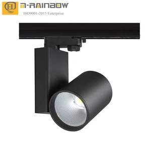 Foshan Store Lights 52W LED Track Light 3-Phase Spot Rail Lamp With COB Chip Supermarket Aluminum Body European Design Style