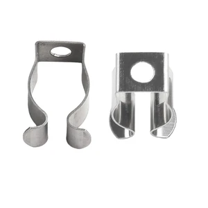 Steel Metal Clips Fasteners Heavy Duty Corrosion Resistant Steel Spring Hold Down Clip Galvanized for Outdoor and Marine Use
