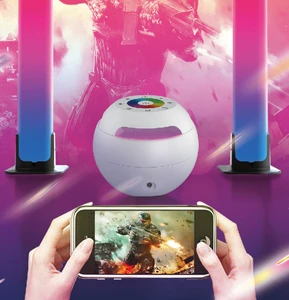 Smart Ambient Rgb Atmosphere Lamp Bars for Gaming TV With Bluetooth Game Speaker Sound Control Music Rhythm Light