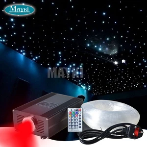 Shining Fiber Opic Star Ceiling Light Engine Led Light Illuminator 45W 75W RGB App Control Fiber Optic Light Engine