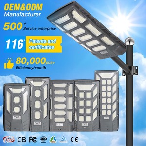 Parking Lot Lighting Waterproof Ip66 Outdoor Road Lamp 300w 500w 1000w 2000w Integrated All In One Led Solar Street Light