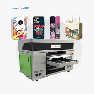 TUCAN 4060 A2 EPS XP600 DX11 Uv Printer Bottle Mug Phone Case Metal Uv Dtf Printer Led Flatbed Printer Optional 3 In 1 Inkjet
