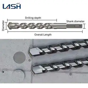 Hard Working TCT Hammer Drill Bit 6-25mm High-efficiency for Drilling in Concrete Marble Other Masonry Applications