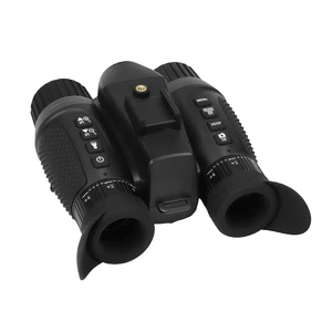 4K Day And Night Telescope Goggles FlashLight Hands-Free Rechargeable Infrared Night Vision Flip-Up Helmet Mounted Binoculars