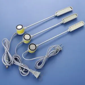 Flexible Silicone Adjustable Light 6W LED Sewing Machine Lamp with Strong Magnet 220V for Industrial Workshop