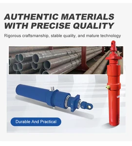 Telescopic Hydraulic Cylinders with Bearing for Hoist Systems (Steel Body 1 Year Warranty)