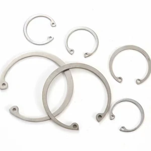 High Strength DIN 472 Stainless Steel 65Mn Black Finish Internal Retaining Rings Split Circlips Automotive Industry TTR Brand