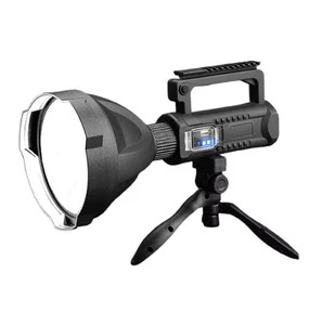 Super Bright Range Rechargeable LED Spotlight Long-Lasting Outdoor Handheld Searchlight Flashlights & Torches