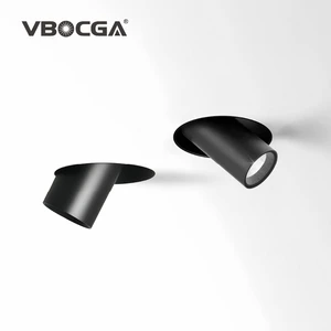 Interior Hotel Store Office Home Adjustable Angle LED Ceiling Track Lamps 9W 12W Led Surface Mounted Track Lights