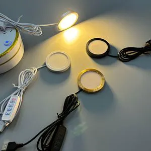 USB Ultra-Thin 5V Dimmable 2700K Frosted LED Cabinet Light 8mm Aluminum Matte Finish Eco-friendly Modern Cabinet Lighting