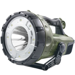 20w High Power Rechargeable Searchlight Spotlight Five-step Dimming Switch Night Fishing Handheld Searchlight Flashlight