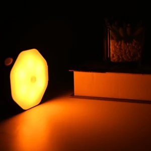 1.5W LED Cabinet Lights PIR+Light Sensor 360 Detection Range Magnetic Design for Bedroom Kids Room