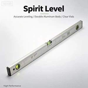 Aluminum Alloy Spirit Level High Precision Bubble Level for Construction Installation Measuring Tool
