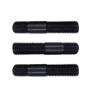Manufacturer Direct Sales Quality Assurance High-Strength Double Headed Bolts Black Zinc Plated Customizable Sizes Suitable for