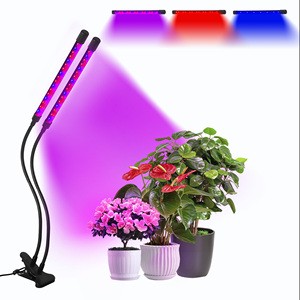 5W LED DC5V 2-Head Tube Indoor Garden Plant Lamp for Houseplants Vegetables Fruit Bloom Vegetable Growing Lamp Led Lamps