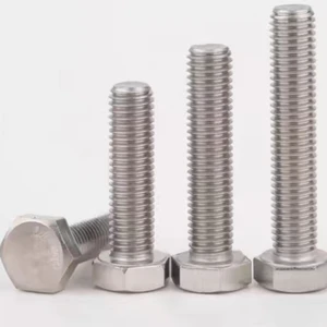 Bulk Supply High Strength Stainless Steel 316 Hex Bolt M20 M24 DIN931 Structural Screw for Steel Structure Bridge and Highway