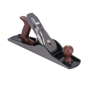 QIAOBA S02061 DIY Carpenter's Hand Planer-Small European Style Push Planer with Iron Blade Edge Trimming & Chamfering Tool